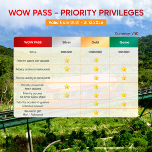 WOW PASS SILVER Ticket